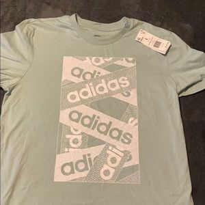 Teal Adidas t-shirt